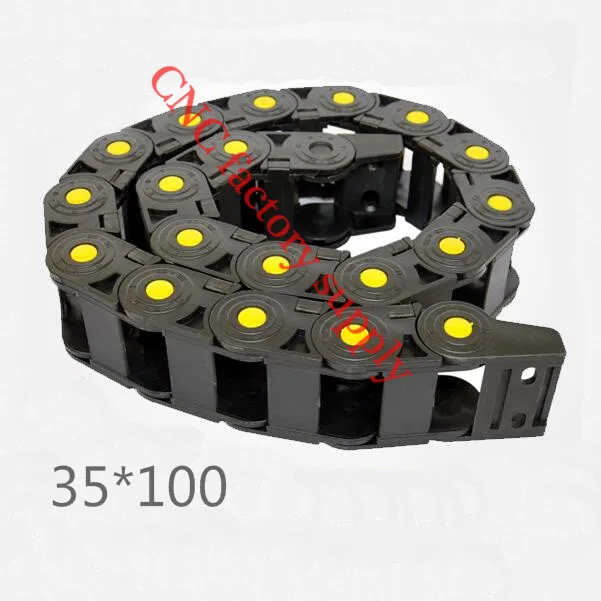 Free Shipping Yellow spot 1M 35*100 mm Plastic Cable Drag Chain For CNC Machine,Inner diameter opening cover,PA66
Free Shipping Yellow spot 1M 35*100 mm Plastic Cable Drag Chain For CNC Machine,Inner diameter opening cover,PA66
