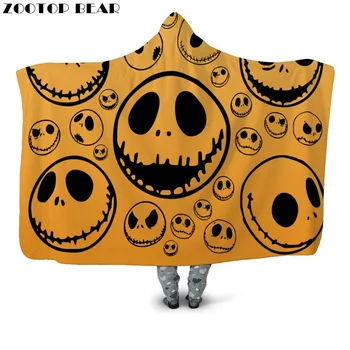Pumpkin King 3D Print Hooded Blanket Vivid Yellow Color Night Before Christmas Warm Sherpa Fleece Wearable Throw Blanket
Pumpkin King 3D Print Hooded Blanket Vivid Yellow Color Night Before Christmas Warm Sherpa Fleece Wearable Throw Blanket