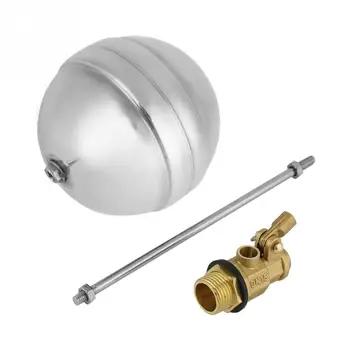 DN15 Float Ball G1/2 Brass Male Thread Water Float Ball Sensor Stainless Steel Float Ball Value valvula
DN15 Float Ball G1/2 Brass Male Thread Water Float Ball Sensor Stainless Steel Float Ball Value valvula