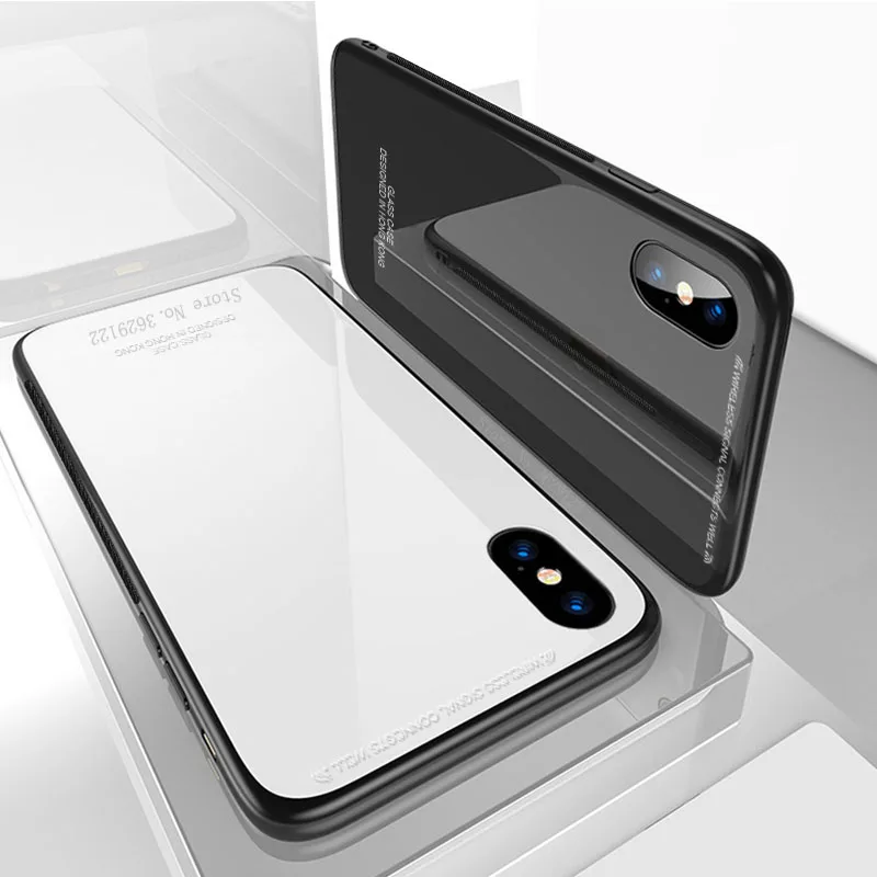 Tempered Glass Phone Case For iPhone 7 8 6 S Cases Glass Hard+ Soft Edge Protective Cover For iPhone X XS Max XR 6 6s Plus Case
Tempered Glass Phone Case For iPhone 7 8 6 S Cases Glass Hard+ Soft Edge Protective Cover For iPhone X XS Max XR 6 6s Plus Case