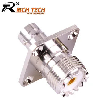 10pcs/lot UHF Female to BNC Female Panel Mount High Quality Copper BNC Jack to UHF Jack Socket Straight Connector RF Adapter
10pcs/lot UHF Female to BNC Female Panel Mount High Quality Copper BNC Jack to UHF Jack Socket Straight Connector RF Adapter