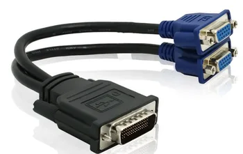 59 needle DVI to double VGA line. 59 Needle transfer 2VGA line DVI card conversion line; circuit transfer for graphics card
59 needle DVI to double VGA line. 59 Needle transfer 2VGA line DVI card conversion line; circuit transfer for graphics card