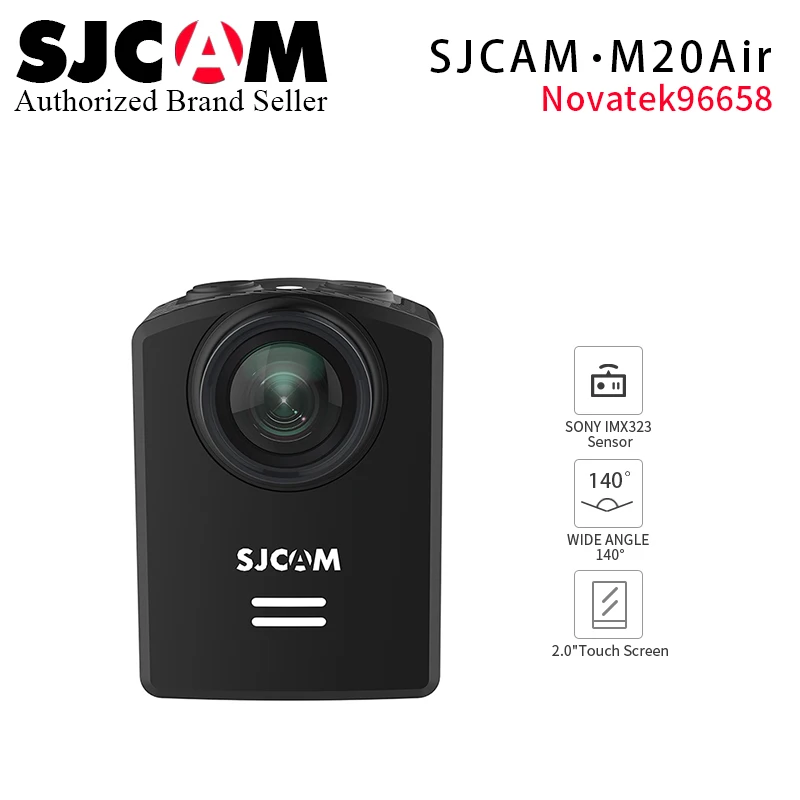 SJCAM M20 Air WiFi Mini Action Helmet Sports Camera 30M Waterproof 1296P NTK96658 12MP 140 Degrees Lens 1.5' LCD Low Consumption
SJCAM M20 Air WiFi Mini Action Helmet Sports Camera 30M Waterproof 1296P NTK96658 12MP 140 Degrees Lens 1.5' LCD Low Consumption