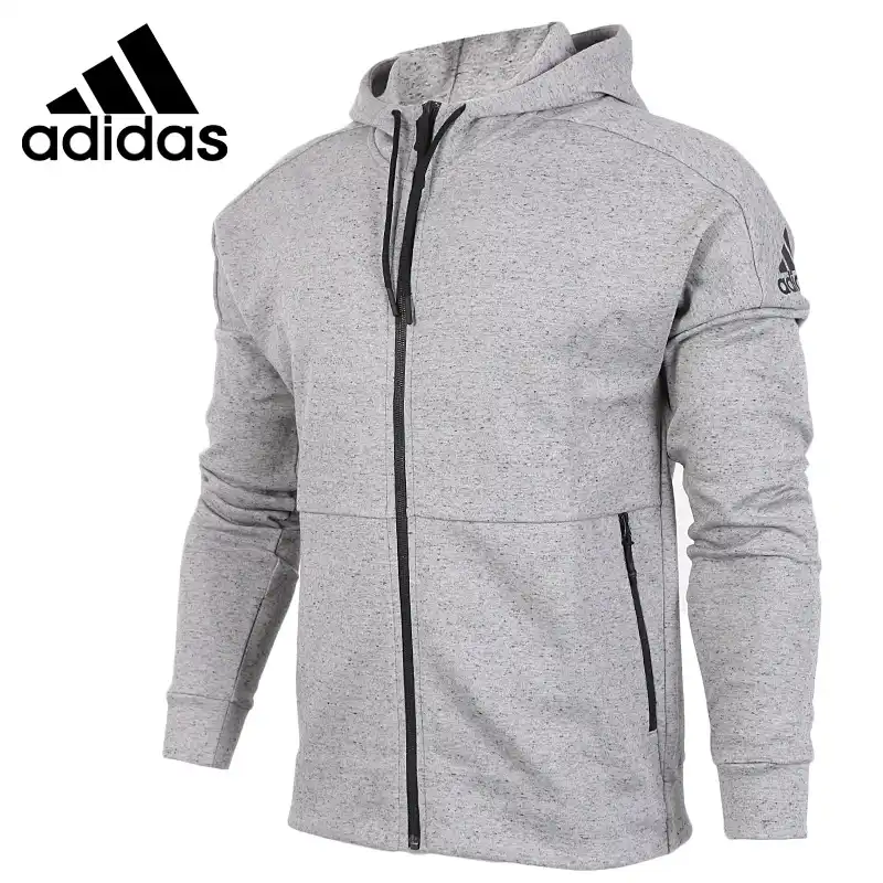 adidas grey jacket with hood