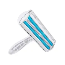 Reutilizável pet cabelo limpeza pegajosa escova de cabelo tapete mais limpo pet condicionador cuidados com o cabelo do animal de estimação rolo lã algodão(China)