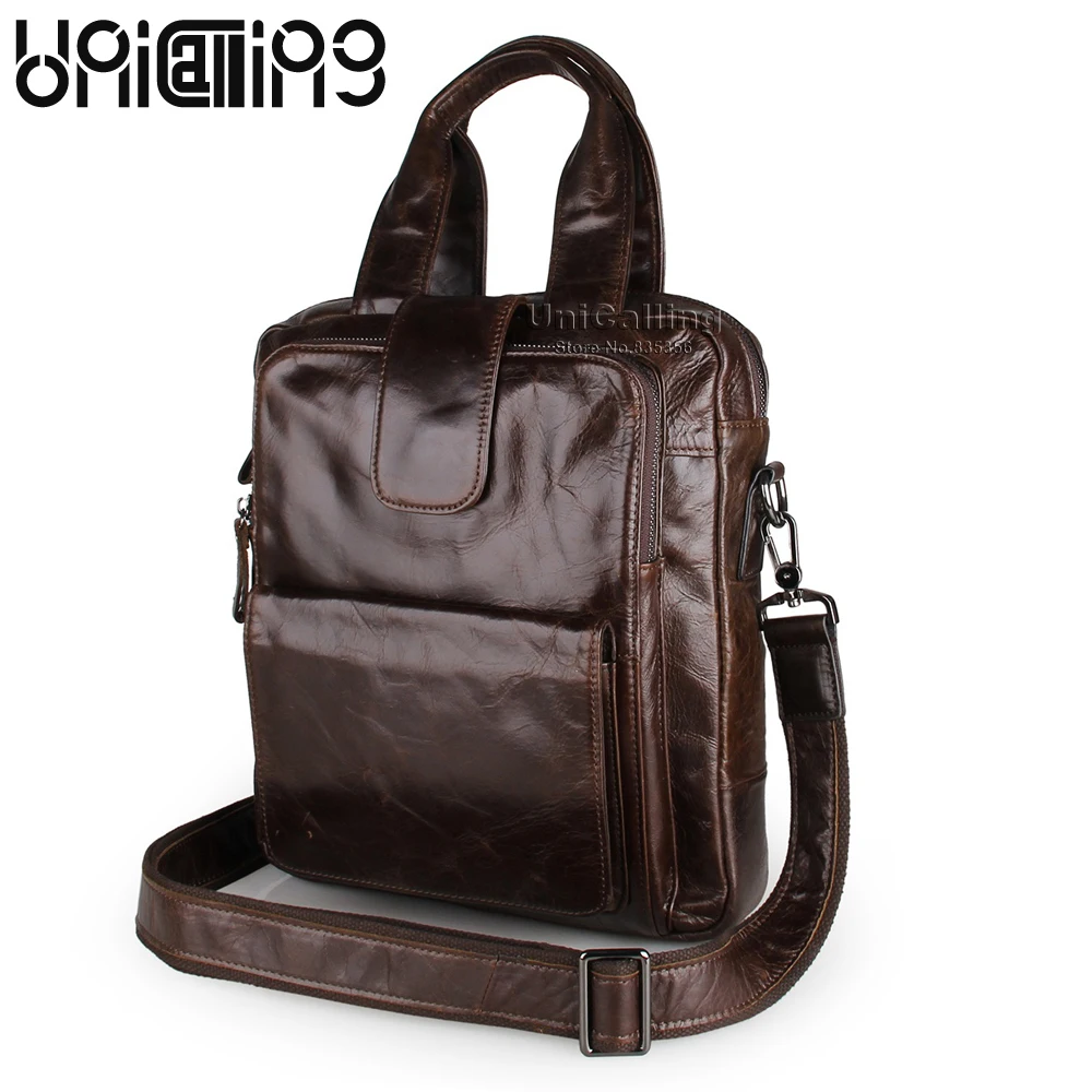Vintage men leather shoulder bag quality genuine leather men crossbody bag vertical male handbag can hold iPad/A4 Magazine
Vintage men leather shoulder bag quality genuine leather men crossbody bag vertical male handbag can hold iPad/A4 Magazine