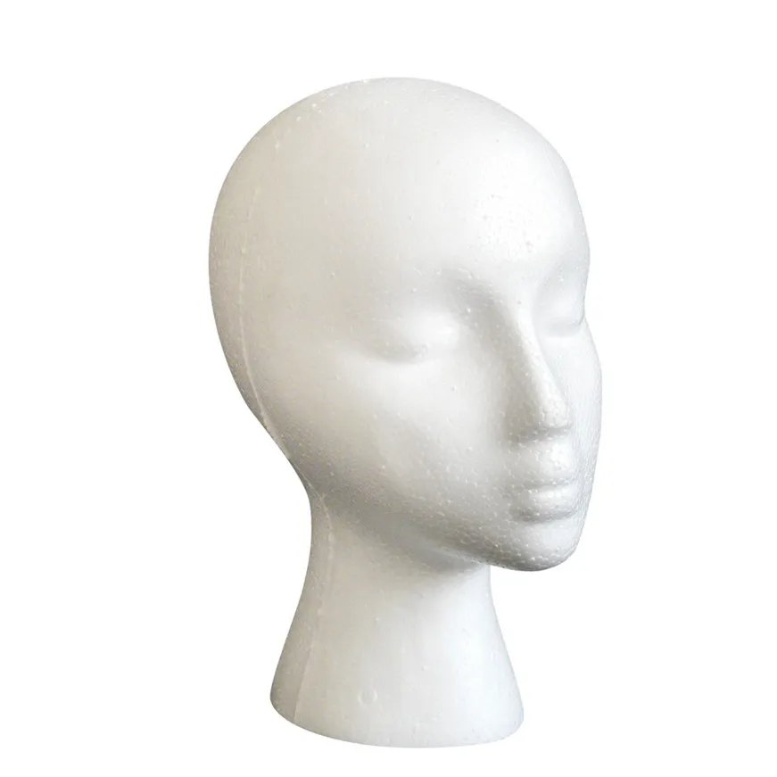 2017 * Styrofoam Foam Mannequin Female Head Model Dummy Wig Glasses Hat Display Stand
2017 * Styrofoam Foam Mannequin Female Head Model Dummy Wig Glasses Hat Display Stand