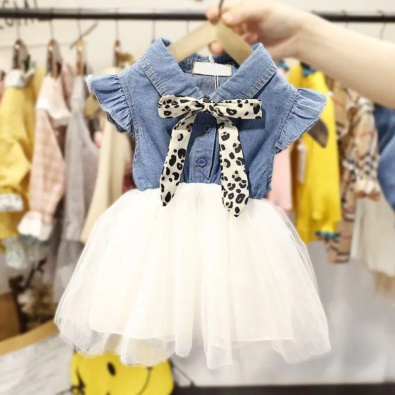2019 Baby Girls Clothes Summer Infant Baby Denim Dress Stitching Screen Princess Dresses Kids Baby Girls Clothes 0-3T
2019 Baby Girls Clothes Summer Infant Baby Denim Dress Stitching Screen Princess Dresses Kids Baby Girls Clothes 0-3T
