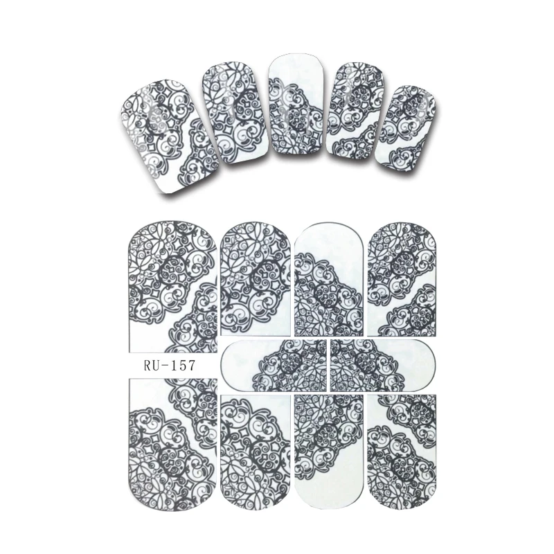 Nail Sticker WATER DECAL FLOWER BLACK LACE FABRIC DAISY ROSES VINE PEACHBLOSSOM JASMINE CARNATION RU157-162
Nail Sticker WATER DECAL FLOWER BLACK LACE FABRIC DAISY ROSES VINE PEACHBLOSSOM JASMINE CARNATION RU157-162
