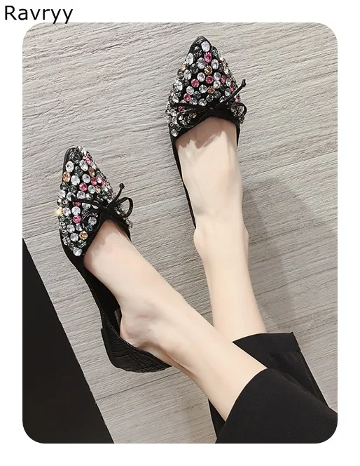 Woman sexy pumps twinkling crystal decor fashion casual shoes pointed toe low heel slip-on female party dress shoes single shoe
Woman sexy pumps twinkling crystal decor fashion casual shoes pointed toe low heel slip-on female party dress shoes single shoe