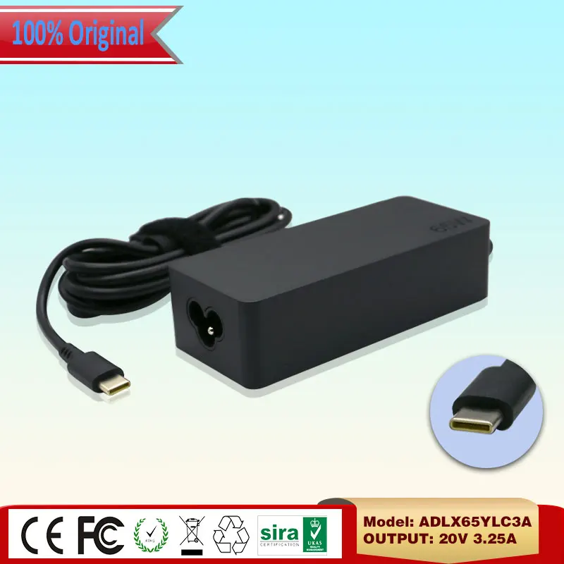 New 20V 3.25A 15V 3A 9V 2A 5V 2A 65W USB-C Type-C AC Adapter Charger for Lenovo Thinkpad X1 Tablet ADLX65YLC3A ADLX65YCC3A
New 20V 3.25A 15V 3A 9V 2A 5V 2A 65W USB-C Type-C AC Adapter Charger for Lenovo Thinkpad X1 Tablet ADLX65YLC3A ADLX65YCC3A