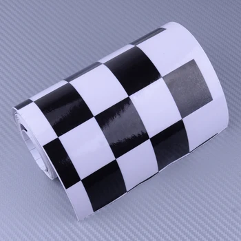 DWCX 1Pc Universal Vinyl Black&White Checkered Flag Decal Tape Racing Car Motorcycle Bicycle Stickers
DWCX 1Pc Universal Vinyl Black&White Checkered Flag Decal Tape Racing Car Motorcycle Bicycle Stickers