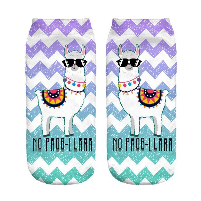 Funny Llama 3D Printing Sock Cotton Hosiery Printed Socks Women Low Cut Ankle Socks Harajuku Cartoon Funny Casual Cotton Socks
Funny Llama 3D Printing Sock Cotton Hosiery Printed Socks Women Low Cut Ankle Socks Harajuku Cartoon Funny Casual Cotton Socks