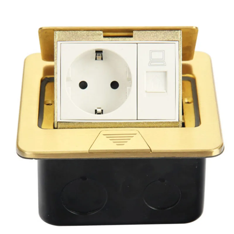 European-style ground socket square ultra-thin pop-up copper alloy European standard plus computer ground DC-033
European-style ground socket square ultra-thin pop-up copper alloy European standard plus computer ground DC-033