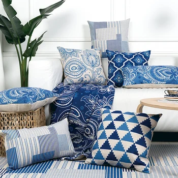 Drop Ship China Blue Geometric Pillow Cover Boho Cushion Cover Throw Pillow Home Decor Pillowcase Decorative Pillowsham
Drop Ship China Blue Geometric Pillow Cover Boho Cushion Cover Throw Pillow Home Decor Pillowcase Decorative Pillowsham