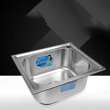 ITAS-9918 Stainless Steel Sink Kitchen Single Slot 304 Stainless Steel Sink Kitchen Wash Basin Water
