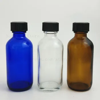 Pack of 500 2 oz Cobalt Blue Clear Amber Boston Round bottles with Black Poly Cone Cap
Pack of 500 2 oz Cobalt Blue Clear Amber Boston Round bottles with Black Poly Cone Cap