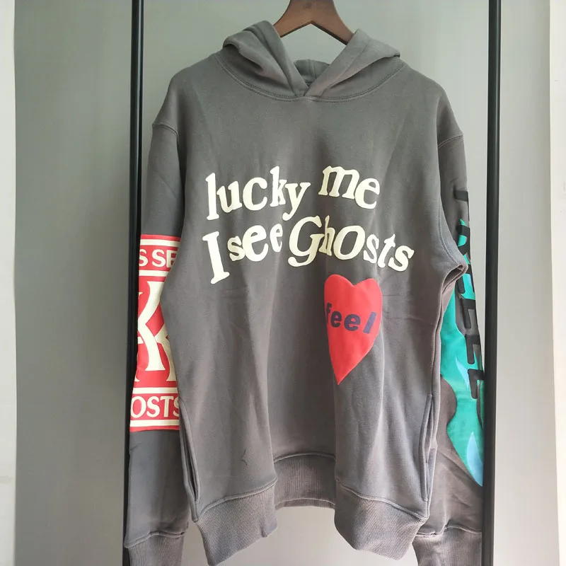 Kanye West KIDS SEE GHOSTS Hoodies Pullover Men Women Streetwear Pullover Smiley Face I See Ghosts Skull Graffiti Pullover
Kanye West KIDS SEE GHOSTS Hoodies Pullover Men Women Streetwear Pullover Smiley Face I See Ghosts Skull Graffiti Pullover