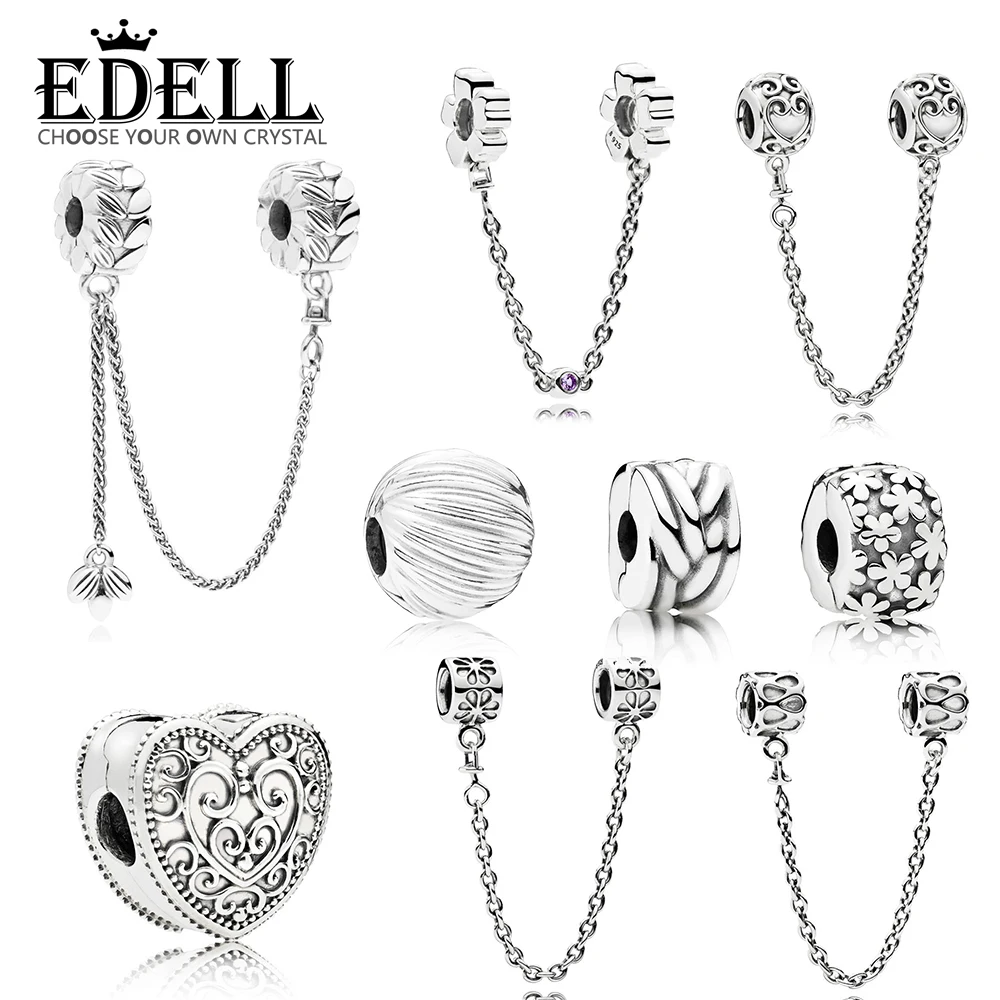 EDELL 100% 925 Sterling Silver Field Harvest Seeds Daisy Flower Safety Buckle Magic Forest Raindrops GRAINS ENERGY Safety Chain
EDELL 100% 925 Sterling Silver Field Harvest Seeds Daisy Flower Safety Buckle Magic Forest Raindrops GRAINS ENERGY Safety Chain