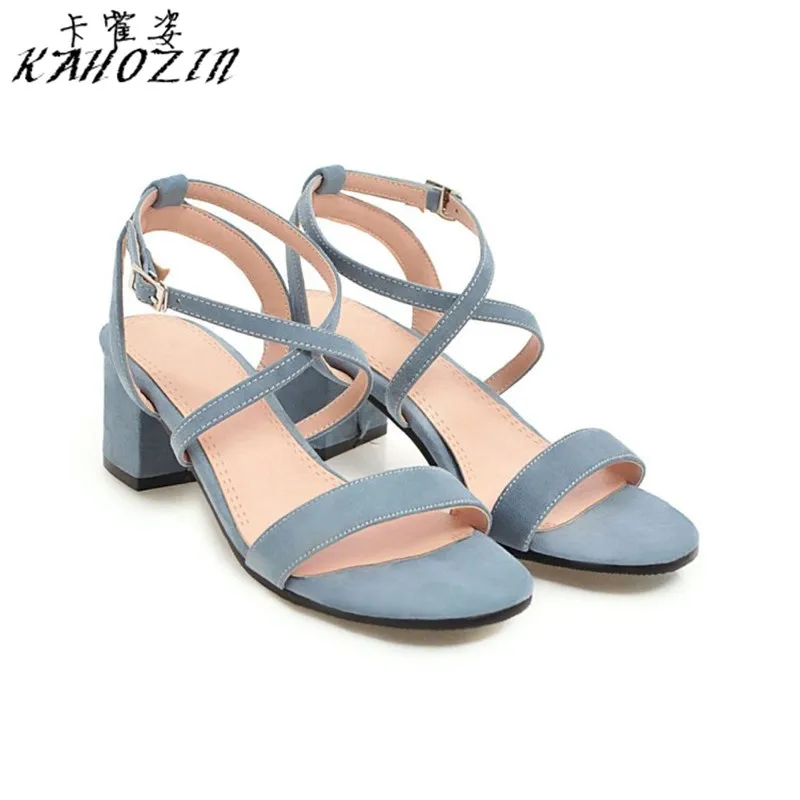 Summer Sandals For Women 2019 Delicate suede Square heel Round head casual scarpe donna tacco buty damskie summer shoes
Summer Sandals For Women 2019 Delicate suede Square heel Round head casual scarpe donna tacco buty damskie summer shoes