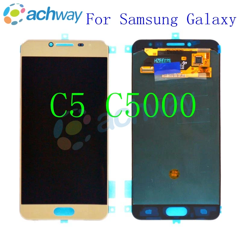 For Samsung Galaxy C5 C5000 LCD Display Touch Screen Digitizer Assembly Replacement 5.2" For Samsung C5 LCD Complete Free Ship
For Samsung Galaxy C5 C5000 LCD Display Touch Screen Digitizer Assembly Replacement 5.2" For Samsung C5 LCD Complete Free Ship