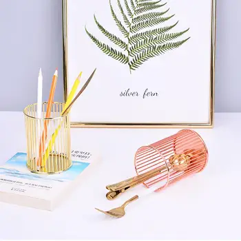 Nordic Ins Iron Pen Holder Container Rose Gold Storage Basket Kitchen Bathroom Sundries Storage Simple Chopsticks Box
Nordic Ins Iron Pen Holder Container Rose Gold Storage Basket Kitchen Bathroom Sundries Storage Simple Chopsticks Box