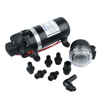 Quiet DP80 Water Pump 12V 5.5L/MIN Self Priming Diaphragm Pump 80PSI for RV, Yacht
Quiet DP80 Water Pump 12V 5.5L/MIN Self Priming Diaphragm Pump 80PSI for RV, Yacht