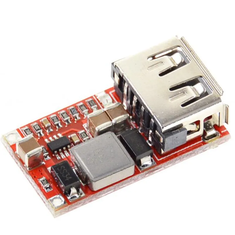 Efficiency 97.5% DC-DC Step-Down Module 6-24V12V24V to 5V3A Car USB Phone Charger Power Supply Module
Efficiency 97.5% DC-DC Step-Down Module 6-24V12V24V to 5V3A Car USB Phone Charger Power Supply Module