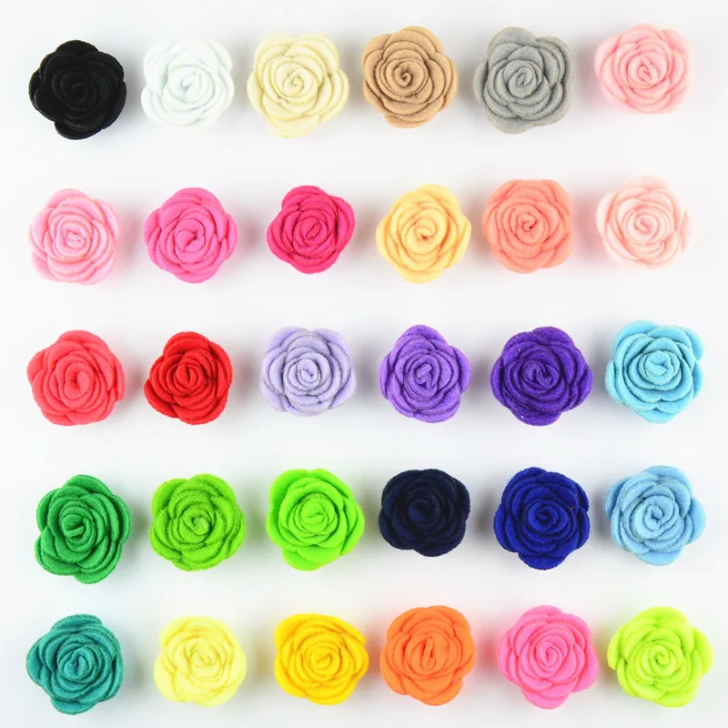 Girl fabric flower DIY handmade rose Flower wedding bridal dress shoes hair accessories 200pcs/lot
Girl fabric flower DIY handmade rose Flower wedding bridal dress shoes hair accessories 200pcs/lot