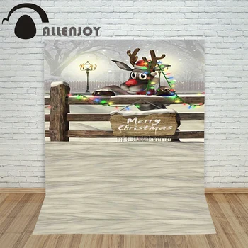 Christmas New Year's backdrop vinyl photography Reindeer lantern fence winter background photographic studio children's camera
Christmas New Year's backdrop vinyl photography Reindeer lantern fence winter background photographic studio children's camera