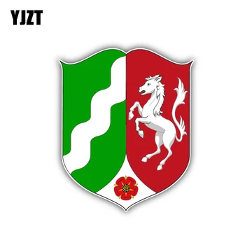 YJZT 9CM*11CM Car Accessories Germany Nordrhein Westfalen Coat Of Arms Car Sticker 6-1492
YJZT 9CM*11CM Car Accessories Germany Nordrhein Westfalen Coat Of Arms Car Sticker 6-1492