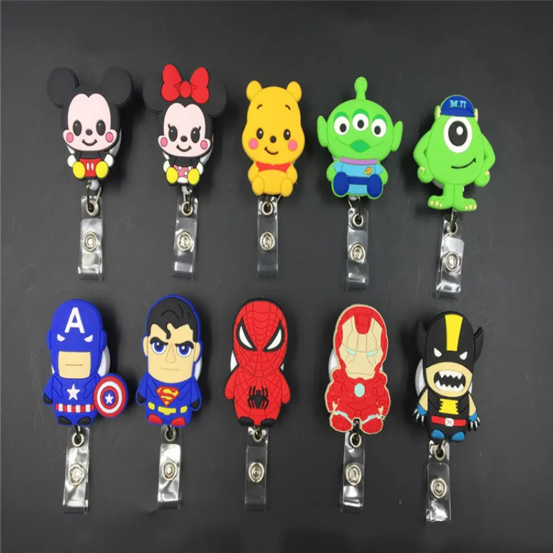 Cartoon Retractable badge holder Plastic PVS Badge Holder Reel Student Nurse Exhibition Enfermera Name iD Card Holder Chest card
Cartoon Retractable badge holder Plastic PVS Badge Holder Reel Student Nurse Exhibition Enfermera Name iD Card Holder Chest card