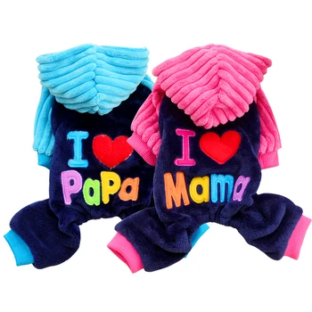 Cute Winter Pet Dog Clothes Small Medium Dog Coats Jackets I Love Papa Mama Dad Mun Costume for Pet Chihuahua Yorkshire Clothing
Cute Winter Pet Dog Clothes Small Medium Dog Coats Jackets I Love Papa Mama Dad Mun Costume for Pet Chihuahua Yorkshire Clothing