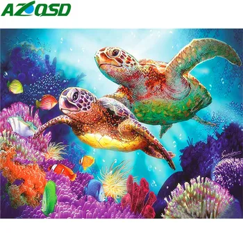 AZQSD Diamond Painting Animal Home Decor Diamond Embroidery Sale Picture Of Rhinestones Gift Diamond Mosaic Tortoise Wall Decor
AZQSD Diamond Painting Animal Home Decor Diamond Embroidery Sale Picture Of Rhinestones Gift Diamond Mosaic Tortoise Wall Decor