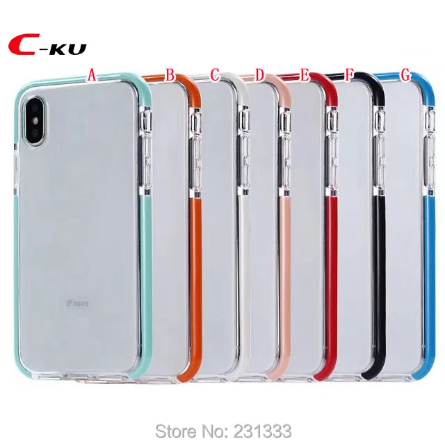 C-ku Fashion Soft TPU Case For Iphone X 8 8th 7 Plus I7 6 6S I6 IphoneX Clear Dual Color Colorful Crystal Skin Cover Luxury 1pcs
C-ku Fashion Soft TPU Case For Iphone X 8 8th 7 Plus I7 6 6S I6 IphoneX Clear Dual Color Colorful Crystal Skin Cover Luxury 1pcs