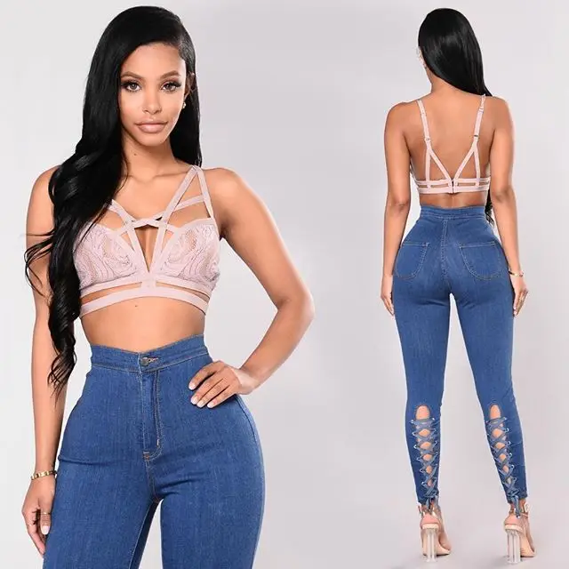 High Waist Jeans Women Summer Casual Style 2019 Slim Stretch Skinny Pencil Denim Pants Sexy Hollow Out Drawstring Leg Openning
High Waist Jeans Women Summer Casual Style 2019 Slim Stretch Skinny Pencil Denim Pants Sexy Hollow Out Drawstring Leg Openning