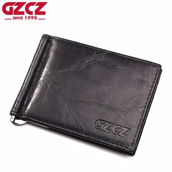 GZCZ New Men Genuine Leather Cow Leather Credit Card Business Purse Clamp For Money Bifold Card Holder Cash Wallet Portomonee
GZCZ New Men Genuine Leather Cow Leather Credit Card Business Purse Clamp For Money Bifold Card Holder Cash Wallet Portomonee