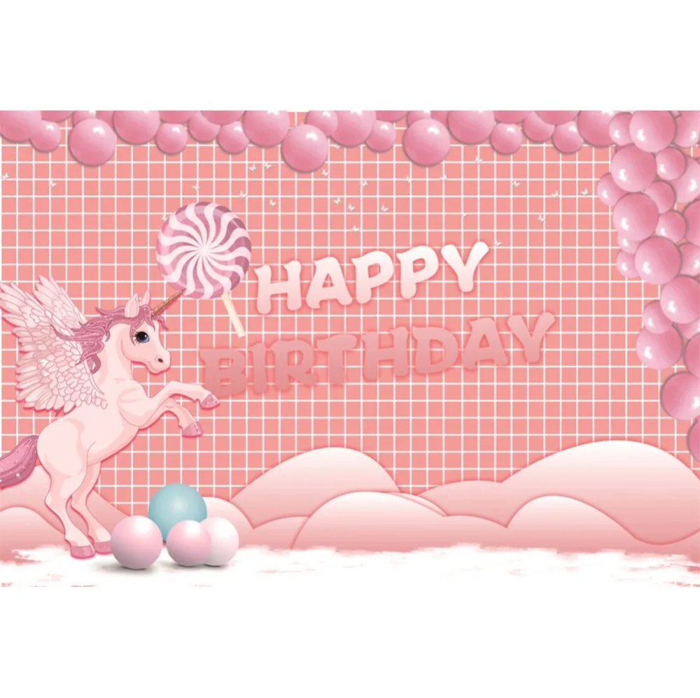 Laeacco Balloons Unicorn Happy Birthday Baby Children Cartoon Scenic Photographic Backgrounds Photography Photo Backdrops Studio
Laeacco Balloons Unicorn Happy Birthday Baby Children Cartoon Scenic Photographic Backgrounds Photography Photo Backdrops Studio