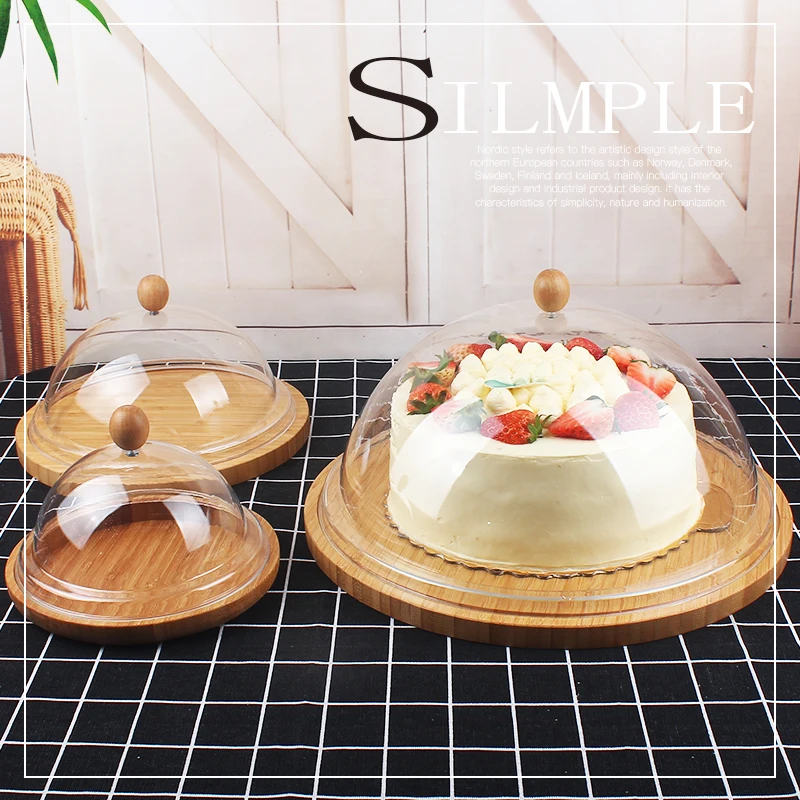 Nordic style Wooden Cake cover Transparent Acrylic Round cake stand Dessert display stand Home kitchen cake decoration
Nordic style Wooden Cake cover Transparent Acrylic Round cake stand Dessert display stand Home kitchen cake decoration