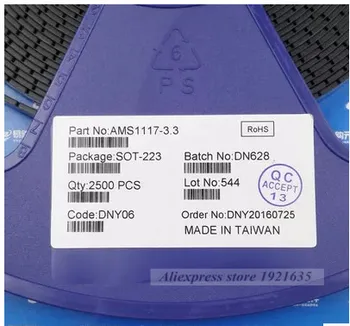 2500PCS/Roll Low Dropout Positive Adjustable or Fixed-Mode Regulator AMS1117 LM1117 serial model AMS1117-1.2/1.5/2.5/2.8/3.3/5
2500PCS/Roll Low Dropout Positive Adjustable or Fixed-Mode Regulator AMS1117 LM1117 serial model AMS1117-1.2/1.5/2.5/2.8/3.3/5