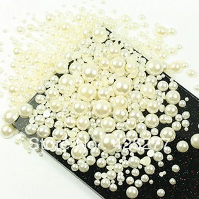 Manual accessories ivory color 1000 Mixed Size from 2mm to 10mm Craft ABS Resin Flatback Half round imitation pearls 003006001
Manual accessories ivory color 1000 Mixed Size from 2mm to 10mm Craft ABS Resin Flatback Half round imitation pearls 003006001