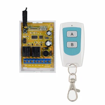 DC12V DC24V Adjustable 10A 2CH Wireless Remote Control Switches Relay Receiver Receiver White Transmitter 315Mhz 433Mhz
DC12V DC24V Adjustable 10A 2CH Wireless Remote Control Switches Relay Receiver Receiver White Transmitter 315Mhz 433Mhz
