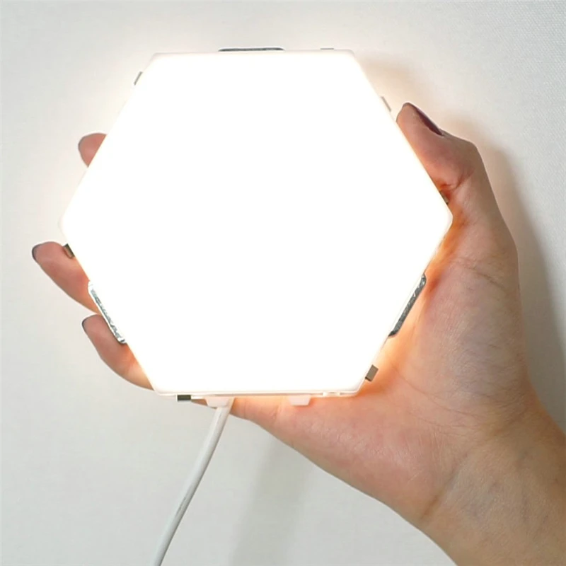 Magnetic Hexagons Touch Sensor Wandlamp Modular Sensor Switch Wall Lamp Bedroom Bedside Lamps Creative Intelligence Wall Lights
Magnetic Hexagons Touch Sensor Wandlamp Modular Sensor Switch Wall Lamp Bedroom Bedside Lamps Creative Intelligence Wall Lights