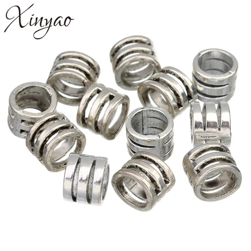 XINYAO 20pcs/lot Metal Big Hole Beads Fit 7.5mm Leather Cord Antique Silver Color Tube Spacer Bead For Jewelry Making DIY F1934
XINYAO 20pcs/lot Metal Big Hole Beads Fit 7.5mm Leather Cord Antique Silver Color Tube Spacer Bead For Jewelry Making DIY F1934