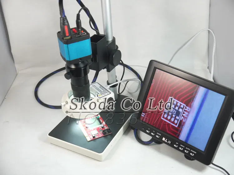 Full set 14MP HD Microscope Camera HDMI USB outputs 100X C-mount Lens+LED Light+8" HD LCD Monitor Industrial microscope camera
Full set 14MP HD Microscope Camera HDMI USB outputs 100X C-mount Lens+LED Light+8" HD LCD Monitor Industrial microscope camera