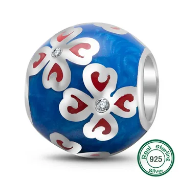 ChaWin Authentic 925 Sterling Silver Blue Enamel Lucky Shamrock Charms Beads fit European Style Bracelets Free Shipping
ChaWin Authentic 925 Sterling Silver Blue Enamel Lucky Shamrock Charms Beads fit European Style Bracelets Free Shipping