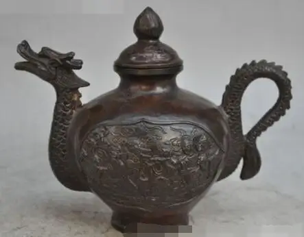 song voge gem S6448 chinese bronze copper animal dragon 8 Immortal God Wine Tea Pot Flagon statue
song voge gem S6448 chinese bronze copper animal dragon 8 Immortal God Wine Tea Pot Flagon statue