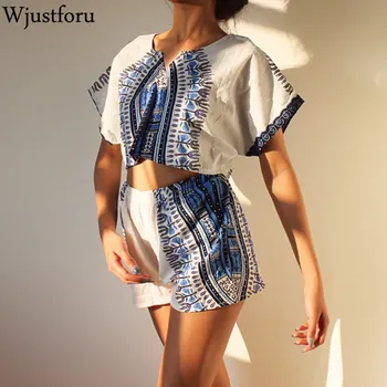 Wjustforu Printed Elegant Playsuit Summer Indie Folk Loose Fashion Rompers Womens Jumpsuit Short Sleeve Casual Overalls Female
Wjustforu Printed Elegant Playsuit Summer Indie Folk Loose Fashion Rompers Womens Jumpsuit Short Sleeve Casual Overalls Female