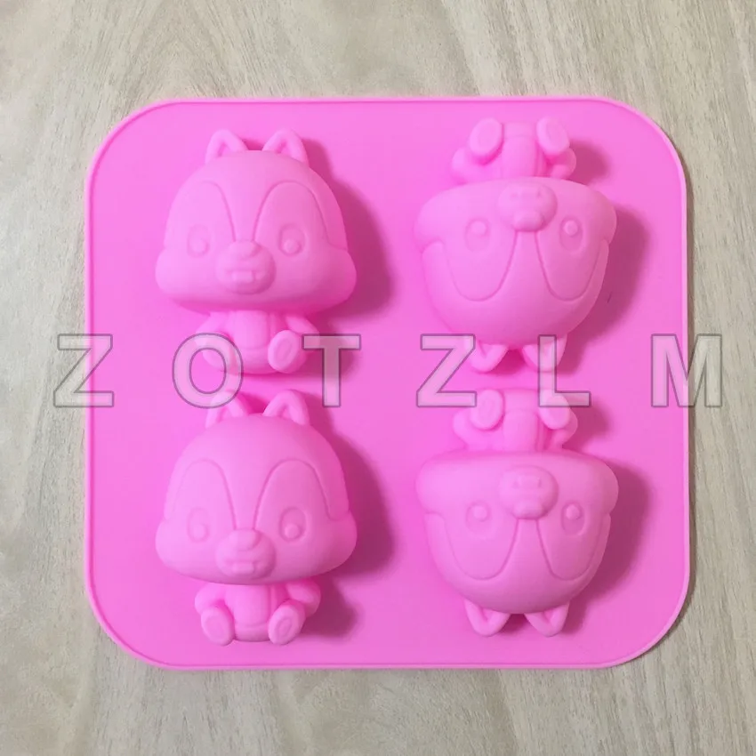 1 Piece 4 Cartoon Squirrel Shapes Silicone Cake Mold Candy Cookie Fondant Soap Making Tools Animal Series Baking Tools GJD072
1 Piece 4 Cartoon Squirrel Shapes Silicone Cake Mold Candy Cookie Fondant Soap Making Tools Animal Series Baking Tools GJD072