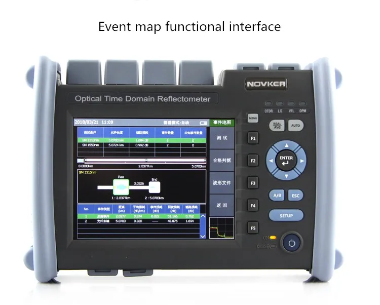 NK6000 OTDR Optical Fiber Breakpoint Detector with Built-in Visual Red Light for Locating Faults 4 NK6000 OTDR Optical Fiber Breakpoint Detector with Built-in Visual Red Light for Locating Faults 9